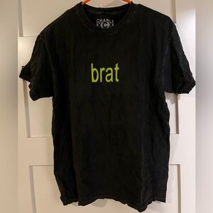 Charli XCX Brat Double-Sided Dark Wash Shirt